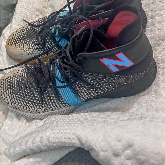 New Balance OMN1S Kawhi Leonard Baited Black Teal White Red Basketball Shoes - Picture 3 of 13